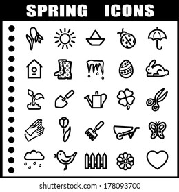 Spring icons 