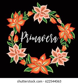 Spring (In Spanish) Floral Composition 