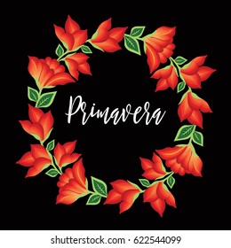 Spring (In Spanish) Floral Composition 