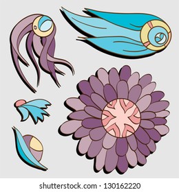 Spring items decorative details for your design
