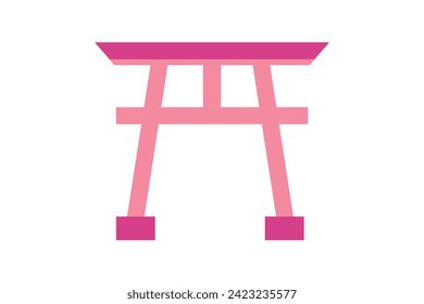 Spring Japan Style Sticker Design