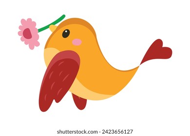 Spring Japan Style Sticker Design