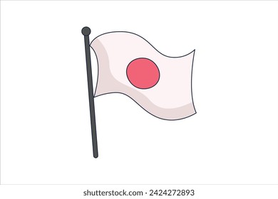 Diseño de pegatina estilo primavera Japón