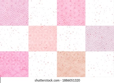 Spring Japanese pattern pattern Japan background