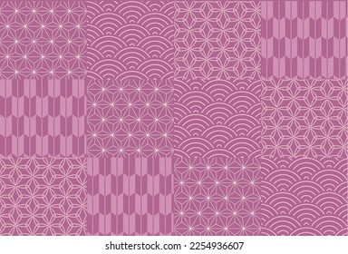 Spring Japanese pattern Japanese paper background