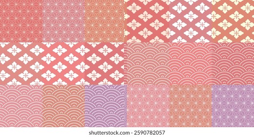 Spring Japanese Pattern Pink Pattern Background