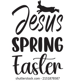 Spring Jesus Easter t-shirt design ,vector file.