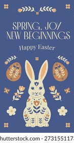 Spring Joy New Beginnings Mobile Story Template for Easter
