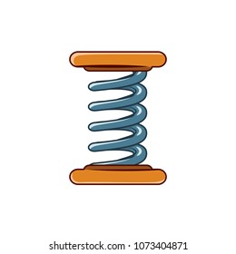 Spring Jumper 2d Vector Game Asset