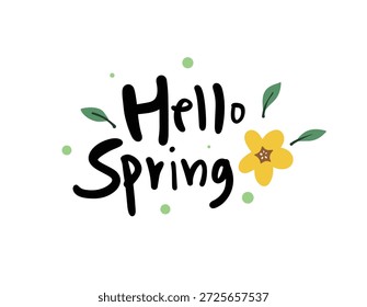 Idioma coreano de primavera, caligrafía coreana de primavera