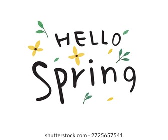 Idioma coreano de primavera, caligrafía coreana de primavera