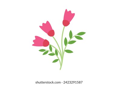 Spring Korean Style Sticker Design