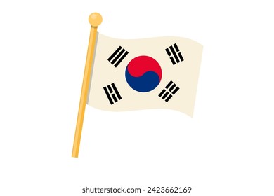 Spring Korean Style Sticker Design