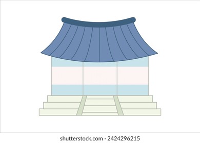 Diseño de pegatina de estilo coreano de primavera