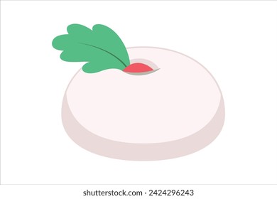 Diseño de pegatina de estilo coreano de primavera