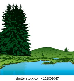 spring landscape