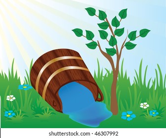 Spring landscape