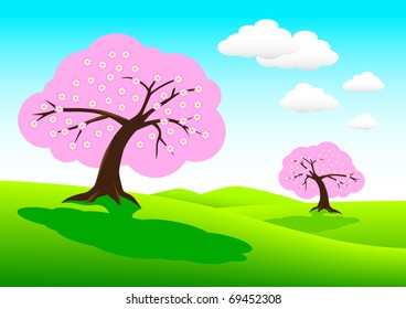 Spring landscape