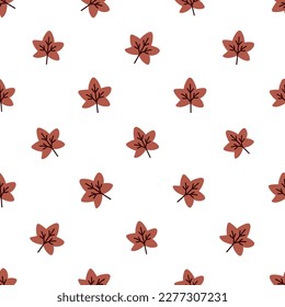 spring leaf, dry leaf repeating pattern seamless repeating pattern swatch can also be used for wrapping purposes and fabric printing