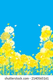 Spring leaf flower background illustration