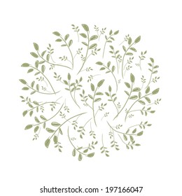 Spring leaf frame for your design