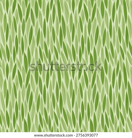 Spring leaf pattern, eco farm seamless background, abstract leafs, grain, tea, wheat, rise, grass field