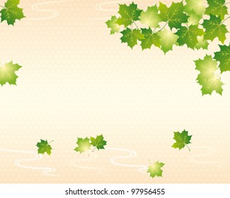 spring leaves background