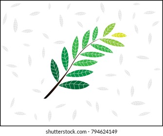 Spring leaves. - Illustration
, Plant, Springtime, Leaf,Season