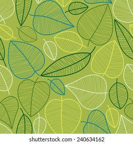La primavera deja un patrón sin fisuras, fondo vectorial estacional.