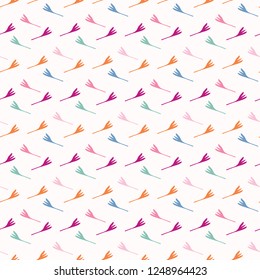 Spring Leaves Stripes All Over Print Vector. Colorful Leaf Seamless Repeating Pattern. Paper Cut Collage Style Background. Hand Drawn for Fashion Prints, Wallpaper, Stationery, Floral Garden Packaging