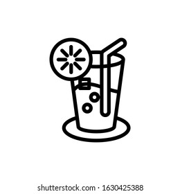  Spring, lemonade icon, elements of Spring icon set, premium line icon for web design and app development