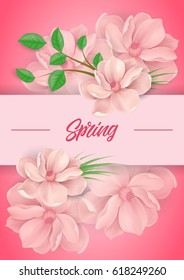 Spring Lettering With Spring Flowers