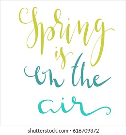 spring lettering phrases
