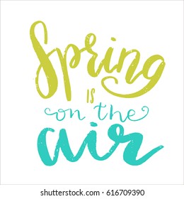 spring lettering phrases