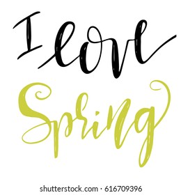 spring lettering phrases