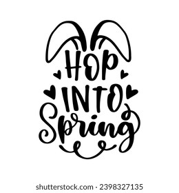 Spring Lettering Quotes and Phrases For Printable Posters, Cards, Tote Bags Or T-Shirt Design. Spring Season Quotes And Saying