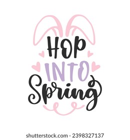 Spring Lettering Quotes and Phrases For Printable Posters, Cards, Tote Bags Or T-Shirt Design. Spring Season Quotes And Saying