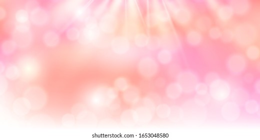 Spring Light Pink Sky Background