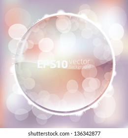 Spring lights abstract vector illustration