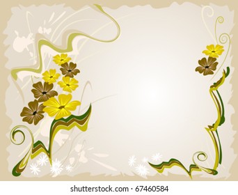 Spring Lily vector background