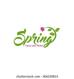 Spring Logo Template