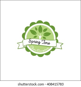 Spring Logo Template
