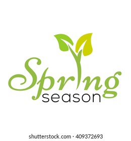 Spring Logo Template
