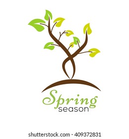 Spring Logo Template
