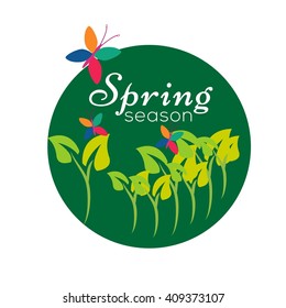 Spring Logo Template
