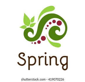 Spring Logo Template