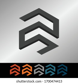 UP Spring LOGO ,The symbol of commitment to active can be used as a logo for sports, work, exercise, science.