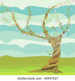 Spring mood of nature