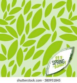 Spring Motivation Typographic Poster. Text Lettering of an Inspirational Saying. Quote Typographical Template, Vector Design.  