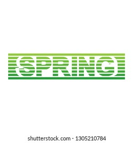 Spring motto for T-shirt. Printing design. Vector.